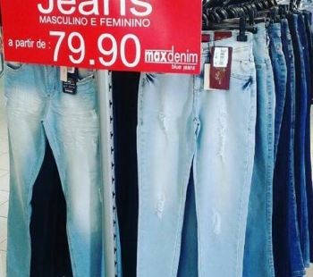Jeans Masculino e Feminino - R$ 79,90