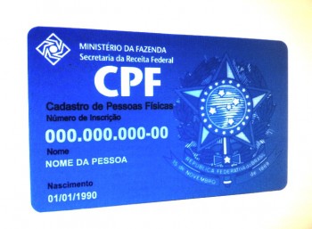 Como imprimir CPF cartão