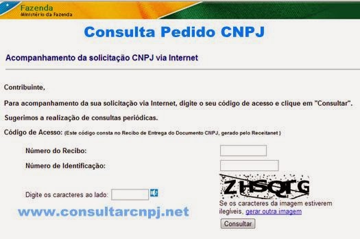 Como imprimir CNPJ consulta pedido