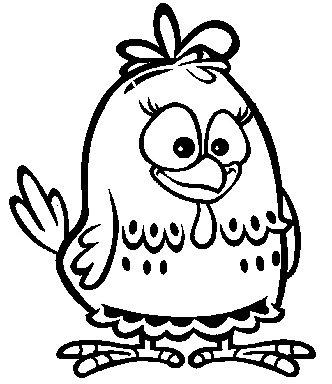 Como imprimir desenhos para Colorir galinha pintadinha