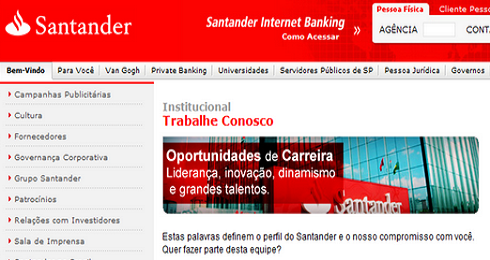 Curriculum Online Santander Oportunidade