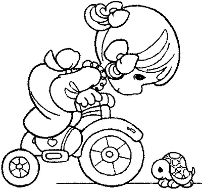 Desenhos para colorir imagens e fotos de desenhos para colorir bebê de bicicleta 