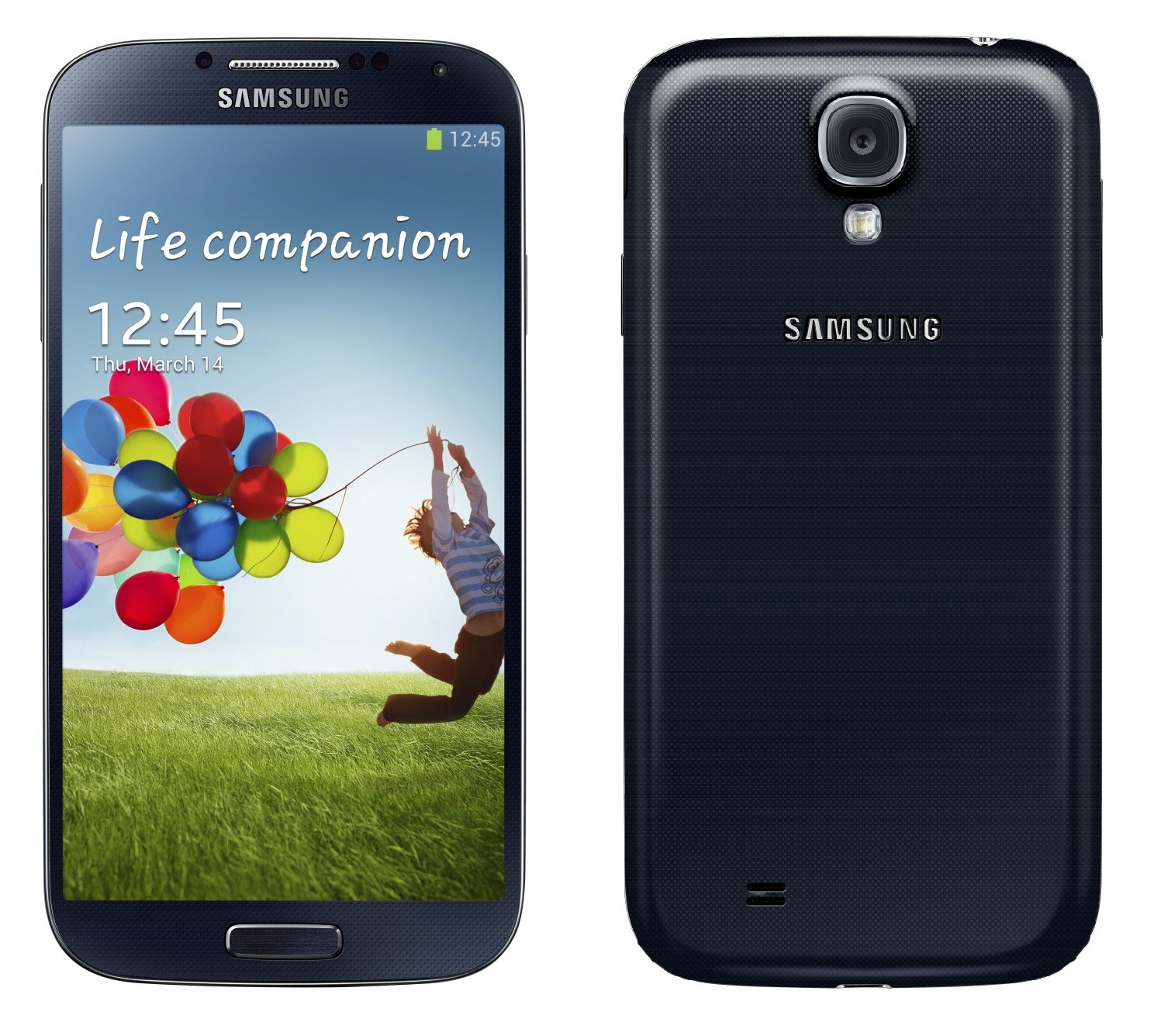 Samsung Galaxy S4 preto - Frente a atras